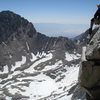 Summit of Tyndall with Williamson in background.