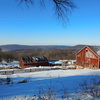 Devils Lake Gap from Solum Road.