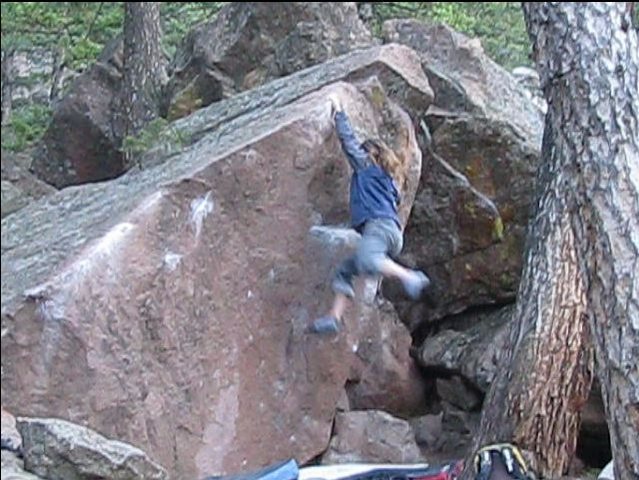 Tim F. swinging wildly on Aerogel.