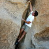 Bouldering around Hidden Valley Campground.