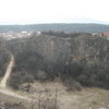 Nagy Fal at Róka Hegy, as seen from the top of Kis Fal.