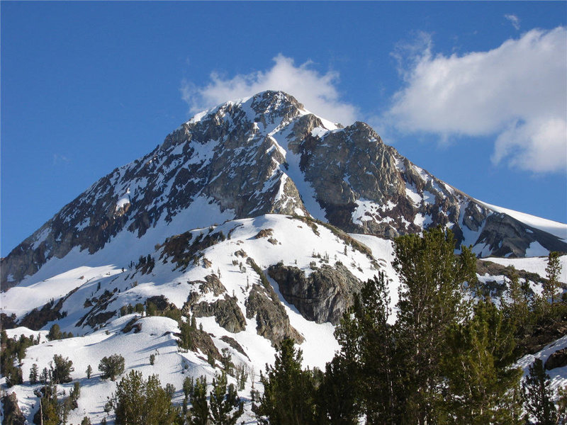 Red Slate Mountain from the north.