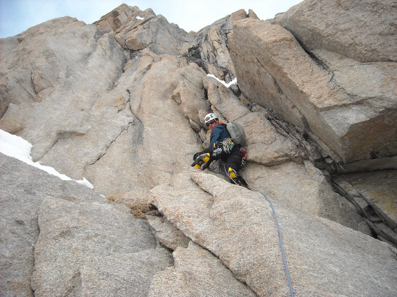 First pitch of Right Gully.