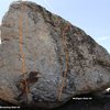 Meadow Boulder North East Topo