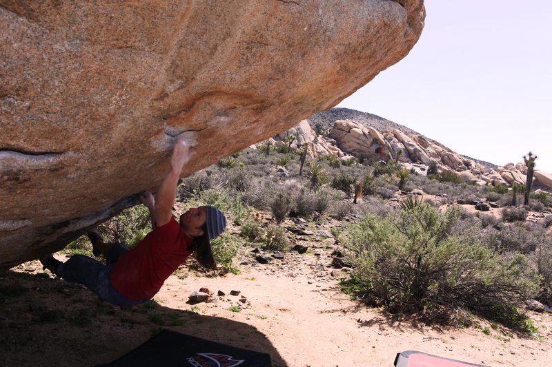 Diving for the slot on Meadows Direct, V7-