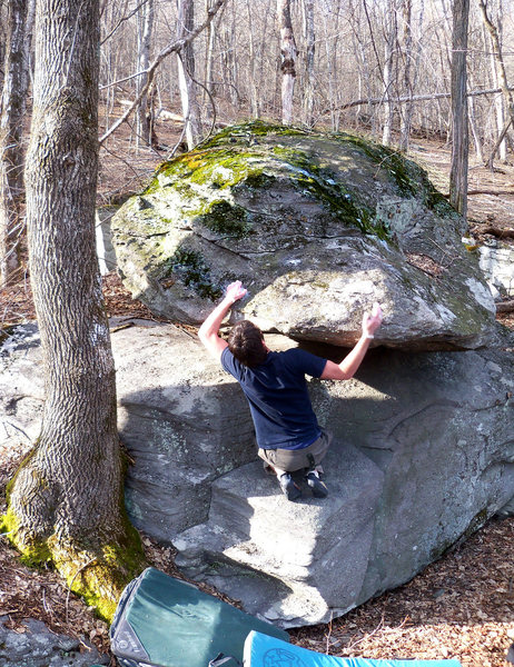 Steve Lovelace on "Balanced Block Mantle Left" (V-1/2). Balance Block. LBS. GHSP.