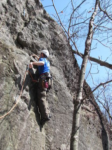 Zach leading the pet