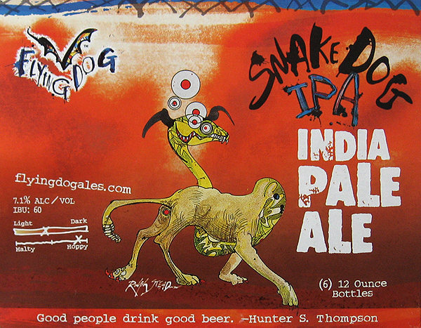 Try the Snake Dog IPA.<br>
Photo by Blitzo.