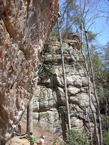 Dylan Colon sending Fuzzy Undercling.