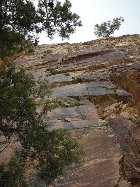 The route from below