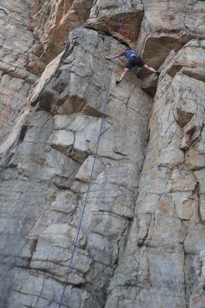 Jeff nearing the top of Groovy