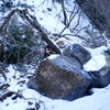 More boulders that came down and stopped in the stream bed -- Rock Canyon, 2010.