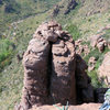 Looking at the summit of Advanced Geir from the Tower of Babble