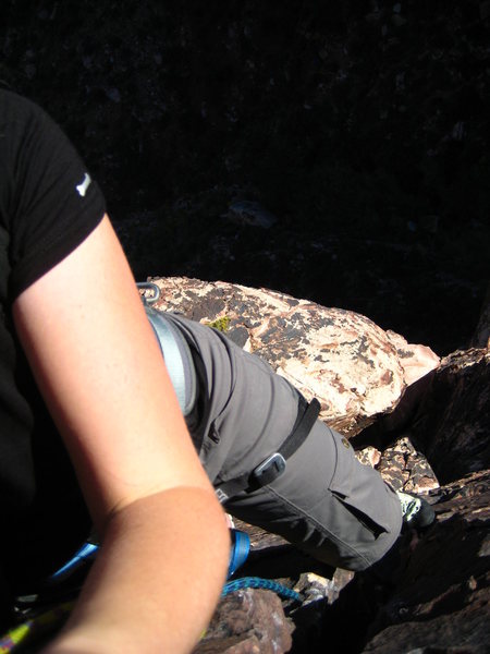 Red Rocks NV(Self Portraits while climbing are not the easiest thing I've tried)