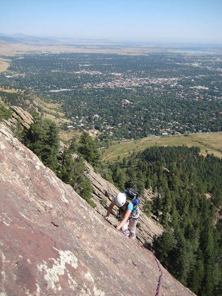 The first flatiron, Boulder CO