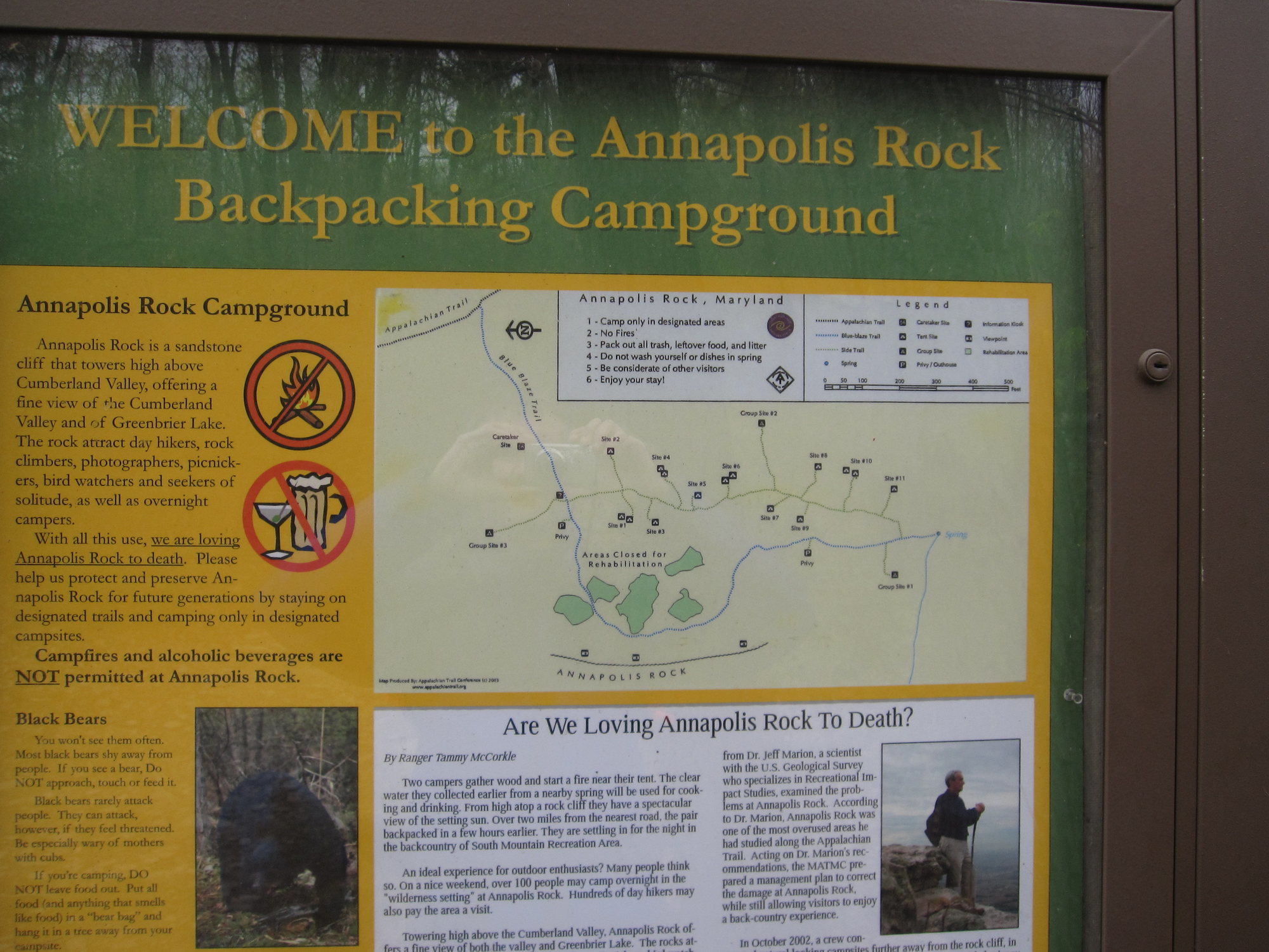 Annapolis top rock camping
