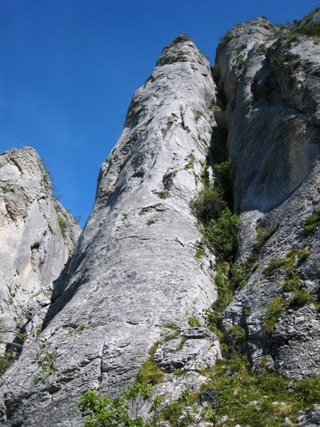 Pilier Gris, the gray pillar, at Lans-en-Vercors