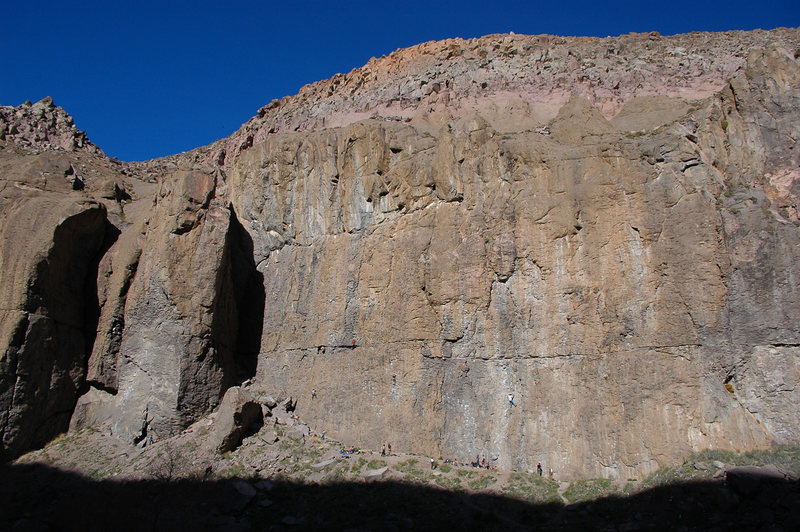 China Wall in the afternoon, Solarium area on the left<br>
