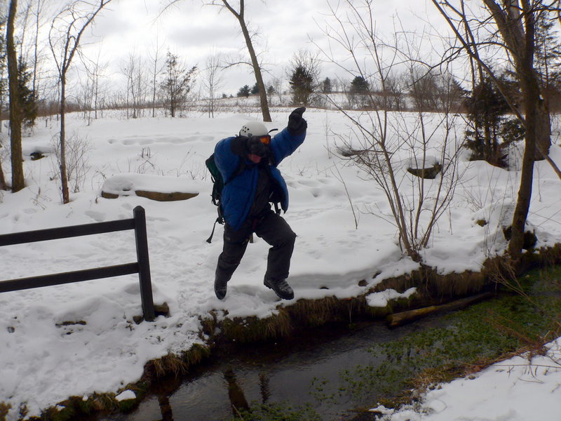 jumping the creek