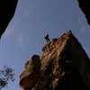 rapping off East Face