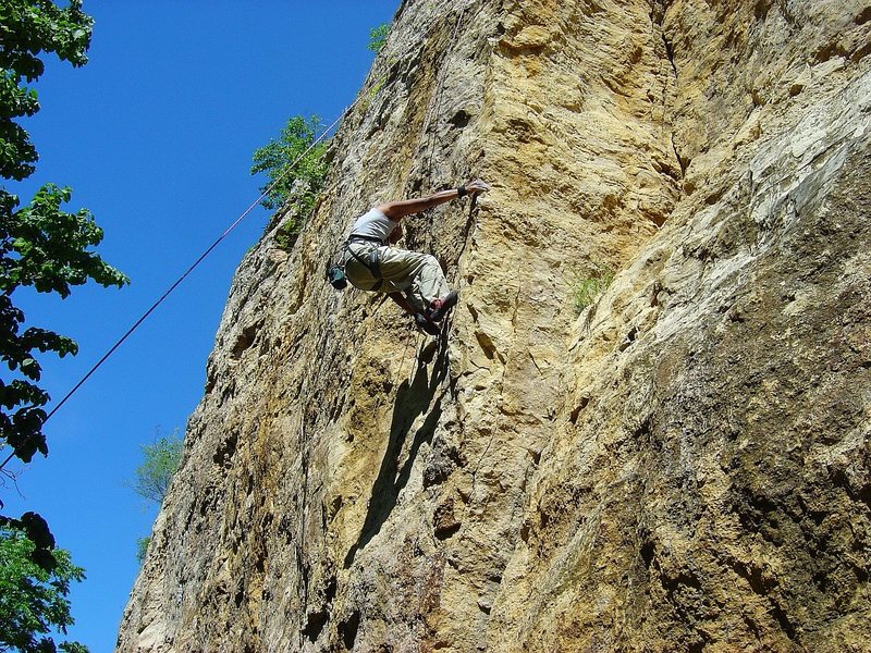 Shantan on Kelly's Arete, early 2004.