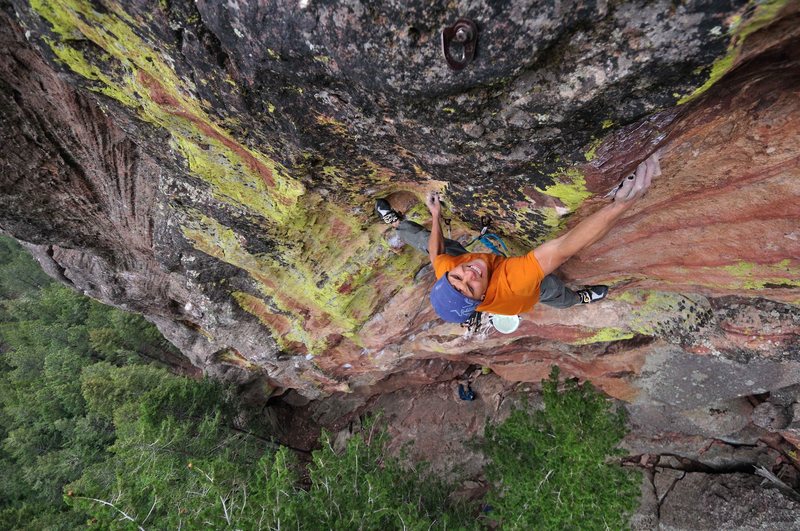 Siegrist sending.  Thanks Matt and Ted for another great new route!