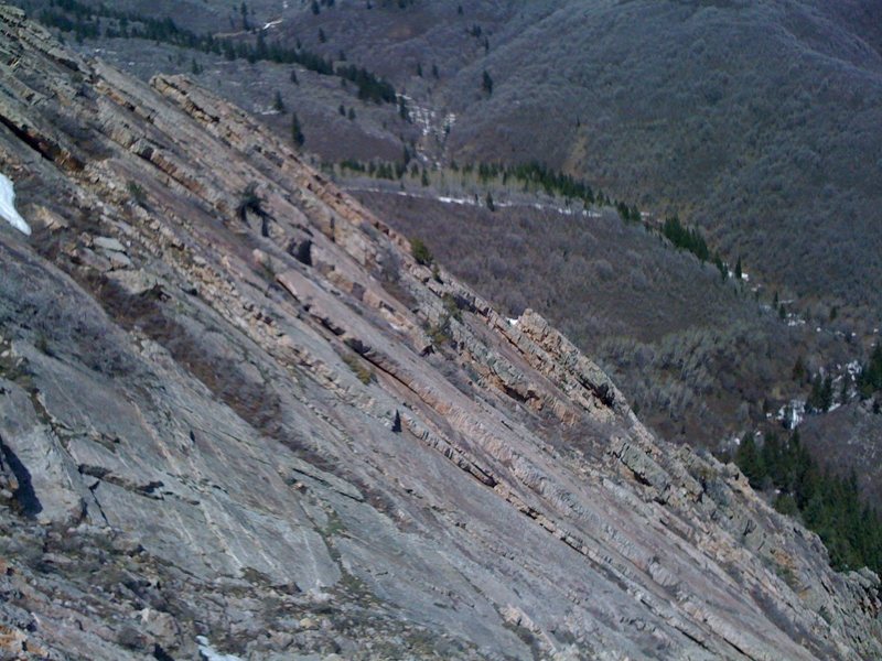 View of low-angle flatirons.