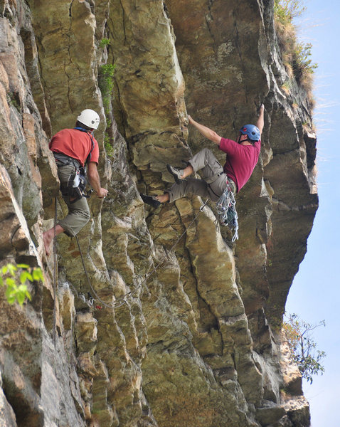 In the P2 overhangs