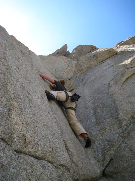 The usual run of the mill climbing butt shot. Half a Finger in LCC. I love that thing!