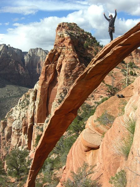 Take Back the Rainbow 5.10 (8 pitches) - Bridge Mountain Arch