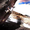 Jason baker showing the love for "Hickey's, V7."  Millennium Boulder, Colorado.<br>
<br>
Photo by:  Luke Childers.