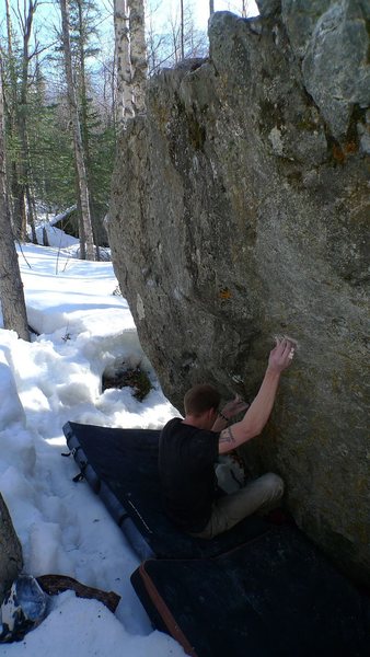 Checking the foot beta of The Driven Snow.