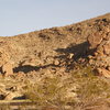 Here are two of the formations in the Parking Lot Rocks area which have established climbs on them.