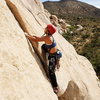 Lisa Pritchett leading Archer (5.11a)