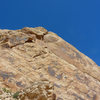 To give scale.The climbers on the short last pitch..Click twice to enlarge. Photo Mike Kinney