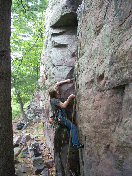 Rhoads at the start, before the dog jack-assery.