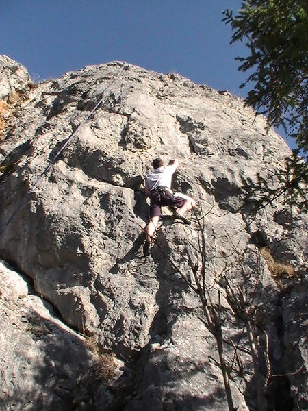 My first time rock climbing