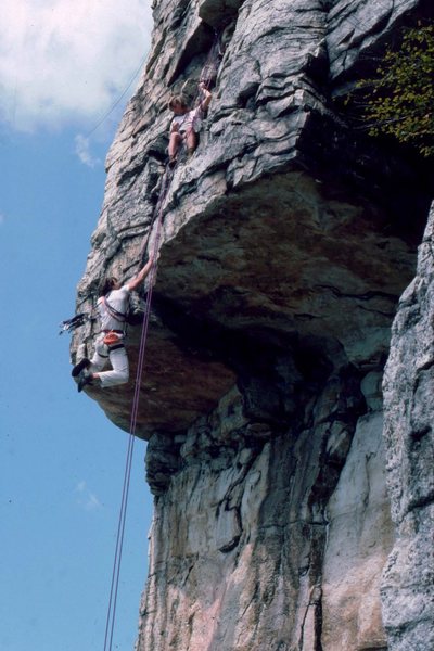 The first(?) complete ascent and first brothers ascent, as reported in North American Climber.