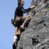 me on my first lime stone route that i know of... fun