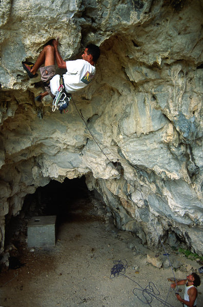 Josué Millo on Malanga Hasta La Muerte, 12c / 7b+.