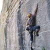 Eric Ruljancich firing the first crux.