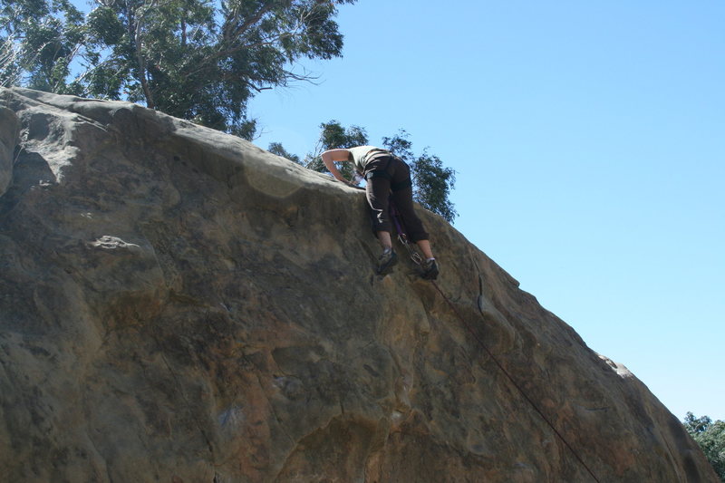 Dina's first time climbing 5-29-10