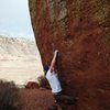 Jared LaVacque, on Ghost Dance V7,  Matthew Winters Park, CO.