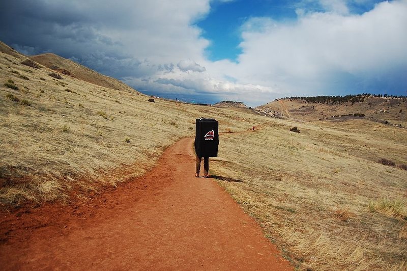 Returning from another great day at Matthew Winters Park, CO