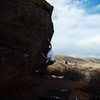 Jared LaVacque on The Prow Problem, V6, Matthew Winters Park, CO.