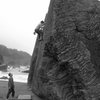 Highball at the southern side of the main beach at Lost Rocks