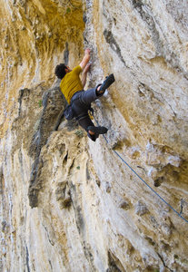 Exiting the start cave/crux