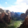 Zion Canyon as viewed from Angel's Landing