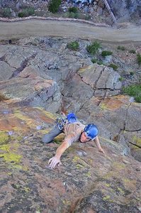 Scott Bennett on Hairstyles&Attitude 5.12, Bastille, Eldorado Canyon
