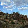 one of the many varnished formations on the descent